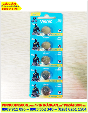COMBO mua 01vỉ=5viên Pin đo sáng VINNIC LR9, L1560F, PX625 _Giá chỉ 58.000/ vỉ 5viên
